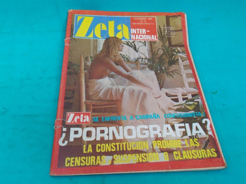 Mercurio Peruano: Revista Antigua Zeta Años 80s  L155