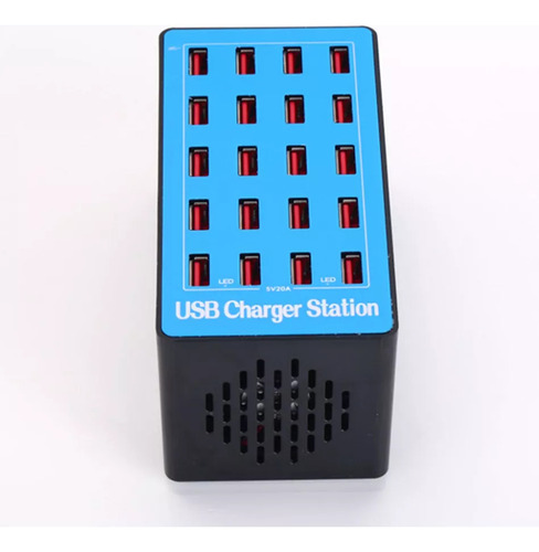 Estación De Carga Multicontacto Usb, Adaptadores Usb