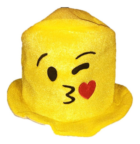 Gorro Emoji Beso Niño Sorpresa Piñata Disfraz