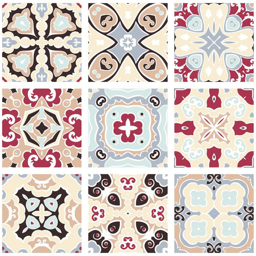 Imagem 4 de 5 de Adesivo De Azulejo Cozinha Magenta 15x15 Cm 36un