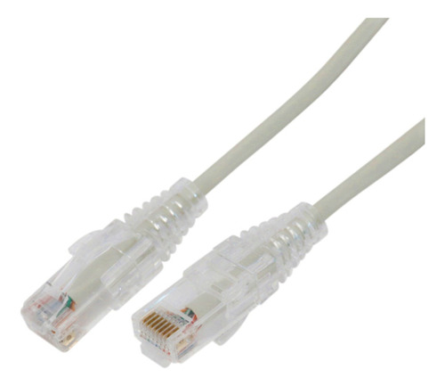 Cable De Parcheo Slim Utp Cat6a - 7m Gris, Diámetro Reducido