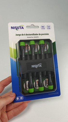 Kit De Destornilladores De Precision De 6 Unidades Nskdp6