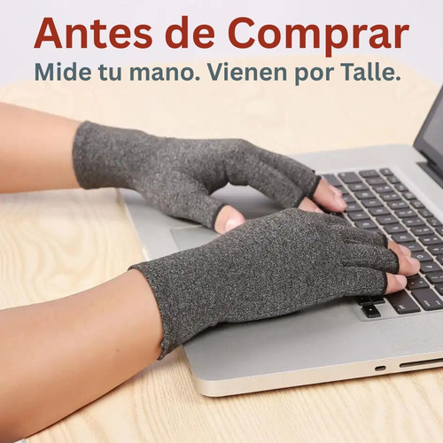 Guantes Artritis Artrosis Manos Tunel Carpiano Talle M