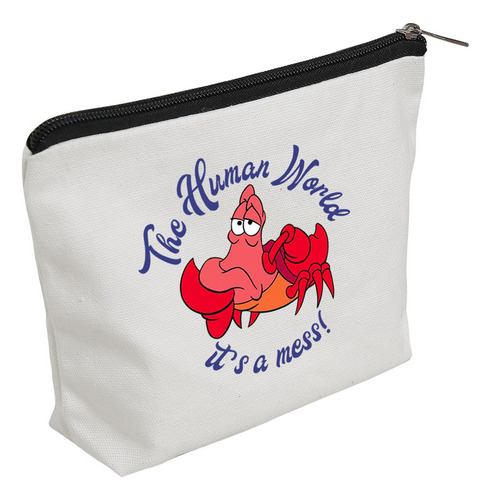 Wzjhcl Bolsa De Maquillaje De Cangrejo Sebastián Citas De S