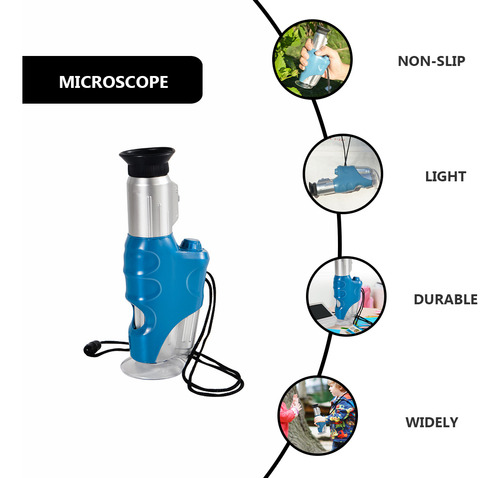 Kit Portátil Para Exteriores Con Microscopio Irrompible Para