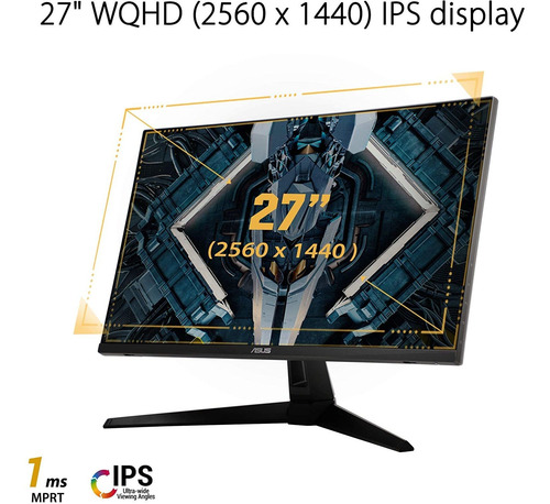 Imagen 3 de 8 de Monitor Asus Tuf Gaming 27 2k Hdr (vg27aq1a) - Wqhd (256...