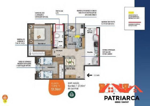 Imagem 15 de 15 de Apartamento Varanda, Ar Condicionado, 2 Vagas, Hortolândia 08/24 - 02 - Bellavida