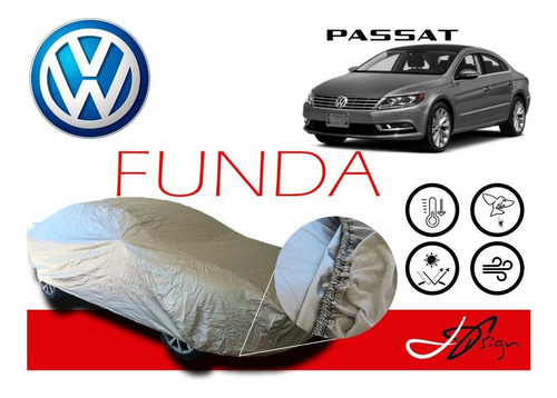 Cobertura Gruesa Broche Afelpada Eua Vw Passat Cc 2010-2012