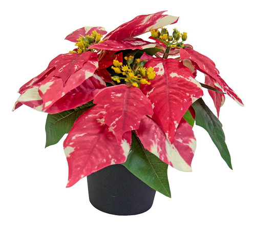 Planta De Pascua Artificial Navideña Realista Para Mesa De