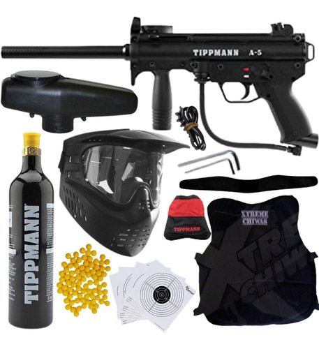 Marcadora Tippmann A5 Mecánica Co2 Cyclone Gotcha Xtreme