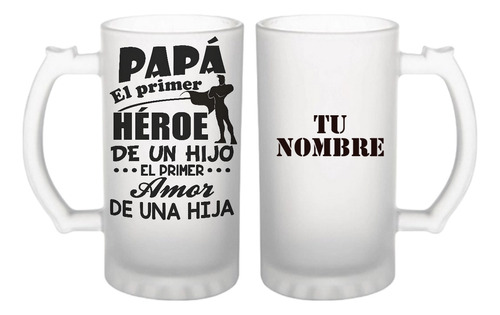 Tarro Cervecero Personalizado Para Papa Varios A Elegir