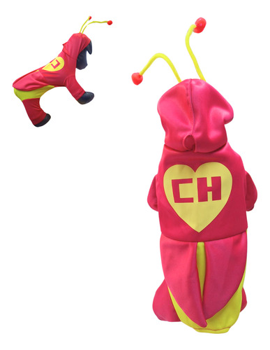 Traje Para Mascotas Chapulin