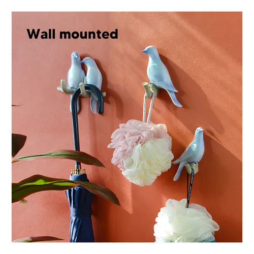 Perchero pared pajaros sale