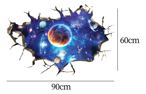 Galaxy Adesivo De Parede Murais Ornamento Estilo A