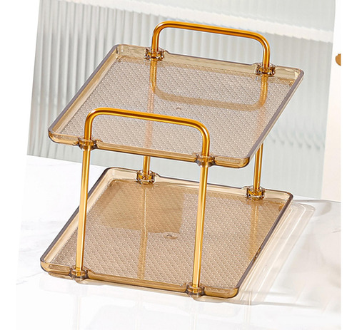 Bandeja De Baño De 2 Niveles Organizador De Mostrador Para