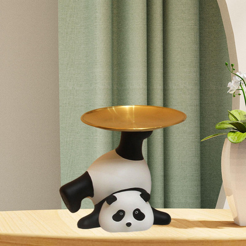 Figurita De Panda, Cuenco Para Dulces, Bandeja De Estilo A