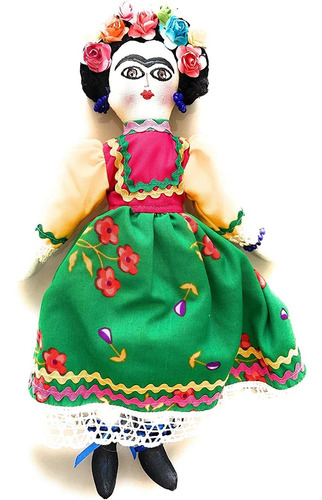 Mexicana Frida Kahlo Frida Hechos A Mano Muñeca De Col...