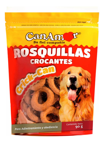 Snack Para Perro Canamor Rosquillas Crick  90g X 5 Und
