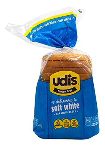 Udi Sin Gluten Delicioso Sándwich De Pan De Blanco Suave, Mi