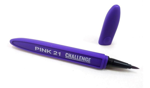 Delineador Marcador Fibra Pincel Ojos 6 Colores Pink 21