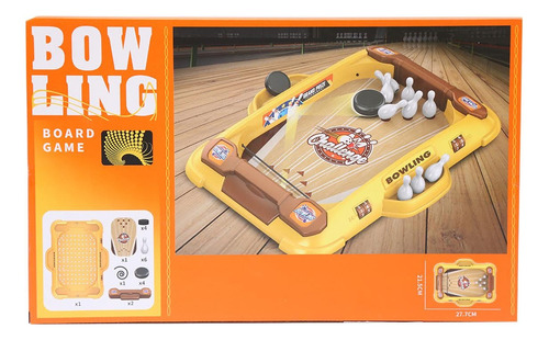 Juguete De Boliche Niños Bolos Infantil Juego De Mesa Multicolor