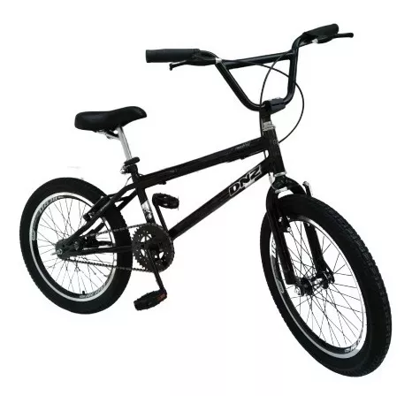 Bicicleta Aro 20 Menino Bmx Cross Freestyle Grau Infantil