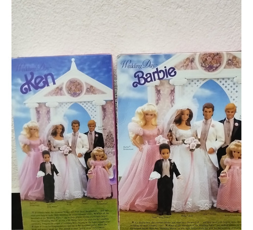 Barbie Y Ken Wedding Day, Mattel 1990 (Usado)
