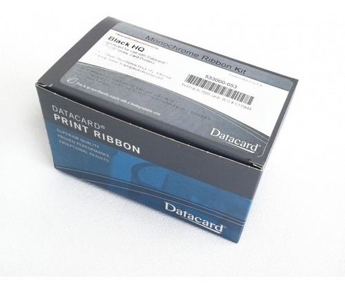 Cinta Ribbon Datacard Original Black Hq 533000-053 Cp/cd