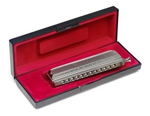 Gaita Stagg Slide Chromatic Harmonica Em C (mostruário)