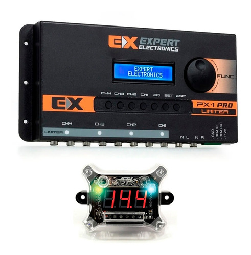 Processador De Audio Banda Expert Px-1 Limiter + Voltimetro