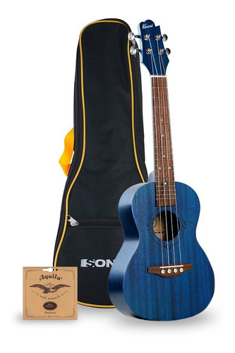 Ukelele Soprano Sonun 21 Con Funda Azul Mod 8405