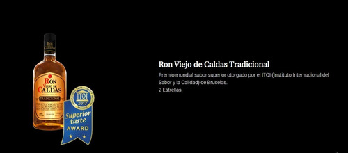 Ron Viejo De Caldas Tradicional 750 Ml Importado