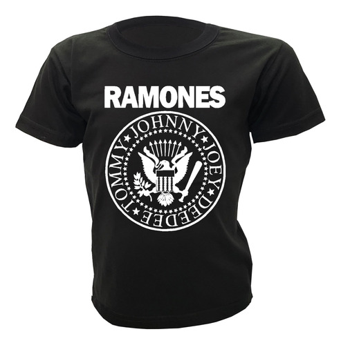 Remera Ramones Clasica Niño