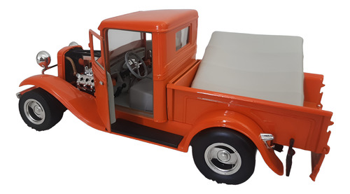 Miniatura Ford Pick-up Pro Street 1934 - Road Signature 1:18 Laranja (Usado)