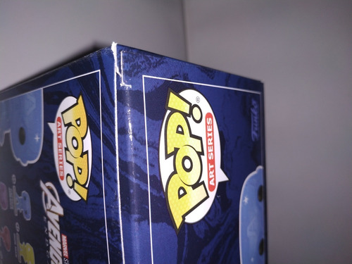 Funko Pop Art Series Infinity Saga Captain America 46 Blue (Usado)
