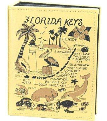 Lorida Keys Mapa Embossed Album Foto 200 4 X 6