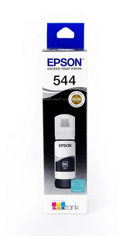 Botella De Tinta Epson T544 Negro