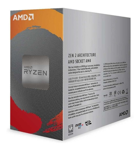 Imagem 3 de 3 de Processador Ryzen 5 3600 3.6ghz (4.2ghz Turbo) Amd