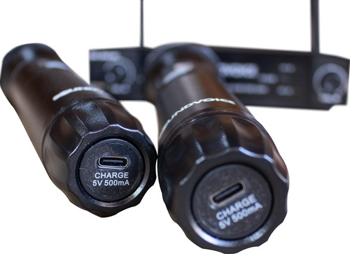 Microfone Duplo Sem Fio Soundvoice Mm320 Sf