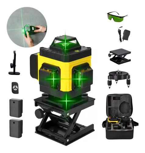 comprar Nível Laser 12 Linhas Verde 40m Recarregável C\u002F Controle Pro