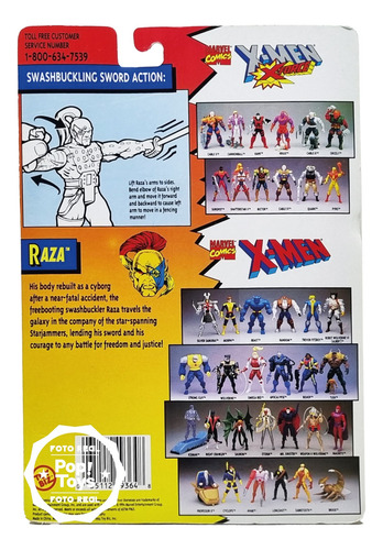Toy Biz - 1994 - The Uncanny X-men - X-men - Raza