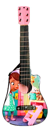 Guitarra De Lujo Doc Juguetes En Madera-juguete Para Niños