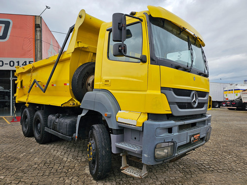 Mb Axor 3344 6x4, Aut. C/ Caçamba Meia Cana 14m3