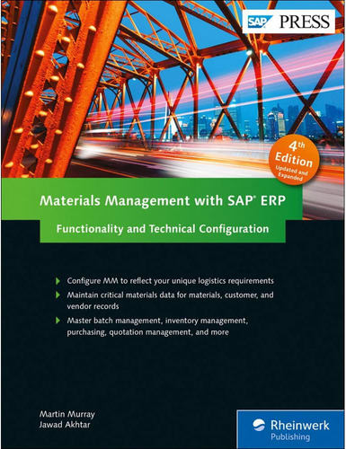 Libro: Gestión De Materiales Con Sap Erp: Funcionalidad Y