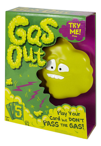 Divertido Juego Gas Out, Inodoro, Tóxico, Con Forma Bonit