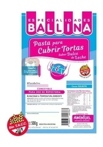 Pasta Ballina Colores Formula H 500 Grs - La Botica