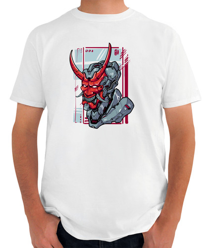 Playera Con Diseño Robot Diablo Anime Japones