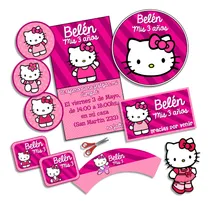 Comprar Kit Imprimible Hello Kitty Personalizado Cumpleaños Candybar