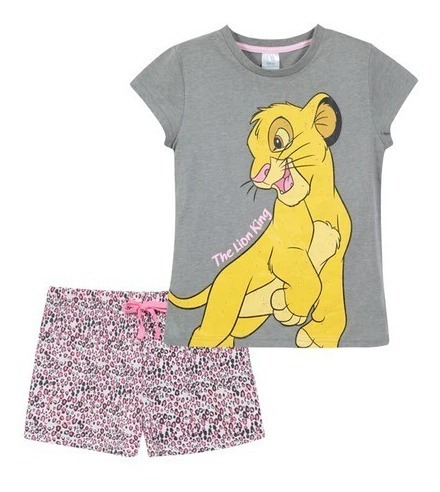 Pijama De Verano De Rey León Simba - Original Disney Talla 6