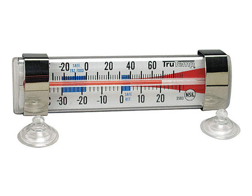 Taylor 3503 Refrigerator Freezer Thermometer,ss Pk 10 Aao